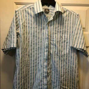 Lacoste Men's Button Down Striped Polo